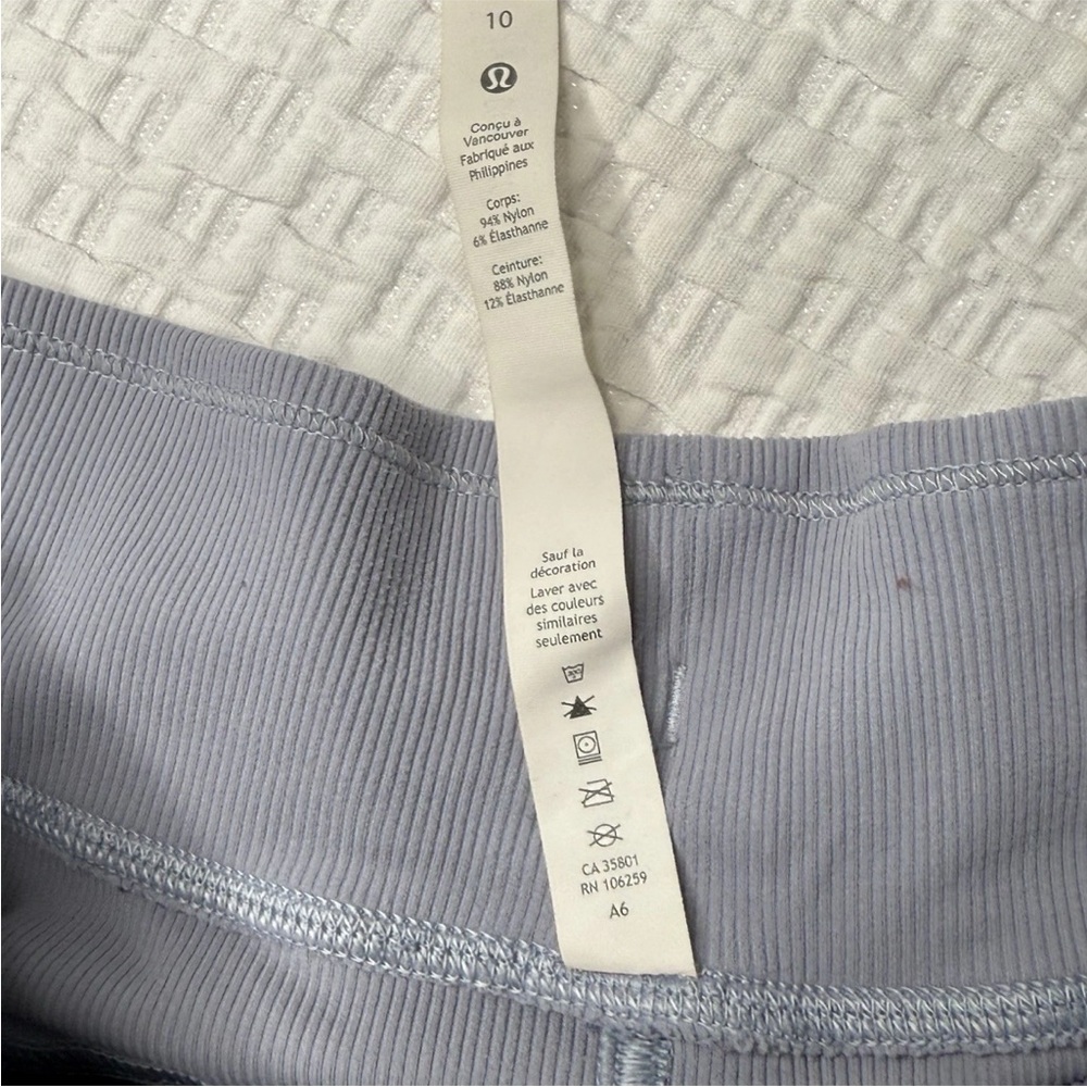 Lululemon Dance Studio Cropped Pants Women's 10 Blue Lightweight Inseam 24” - Picture 5 of 13